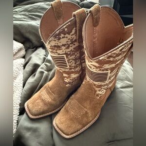 Little boys Ariat boots